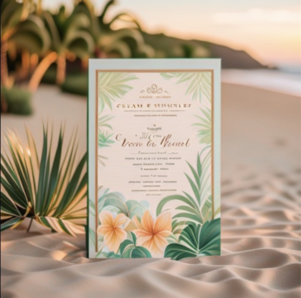 Beach Wedding Invitations