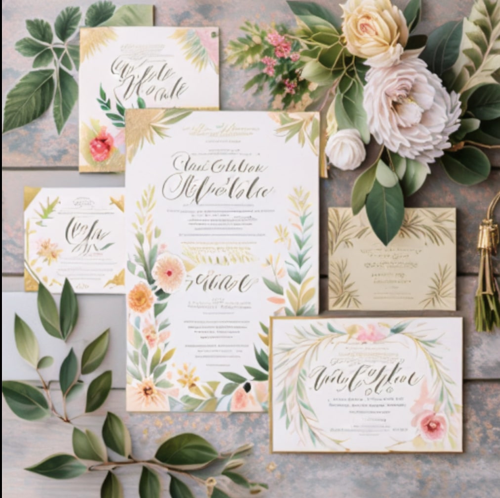 Floral Wedding Invitations